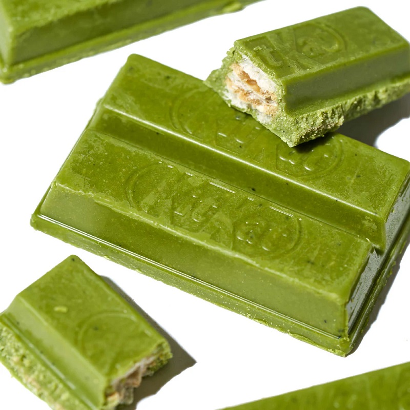 KitKat al gusto di tè verde Matcha - Nestle' 113g. (10 pezzi) - immagine 3
